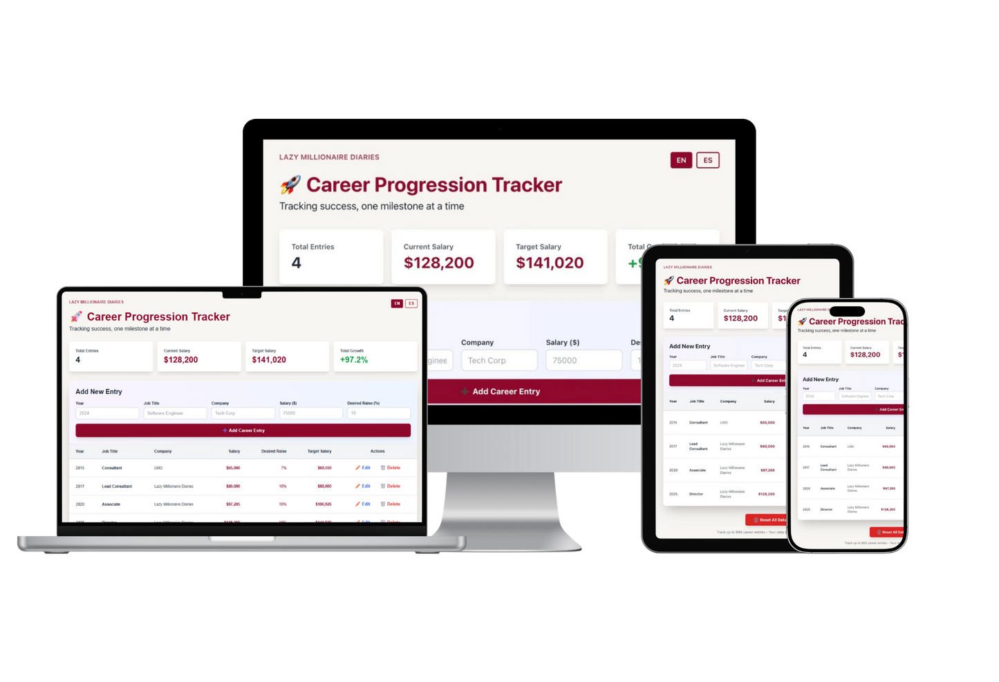 Career Progression Tracker EN | ES
