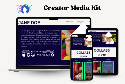 Creator Media Kit (Fully Customizable)