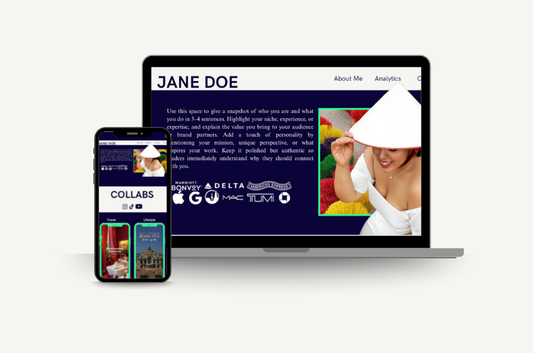 Creator Media Kit (Fully Customizable)
