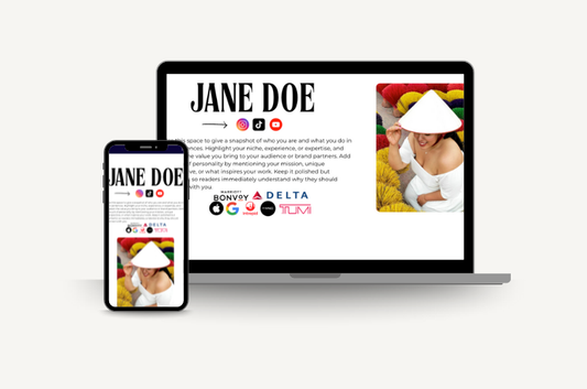 Starter Media Kit (Fully Customizable)