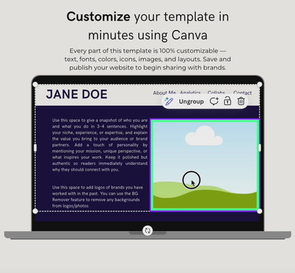 Creator Media Kit (Fully Customizable)
